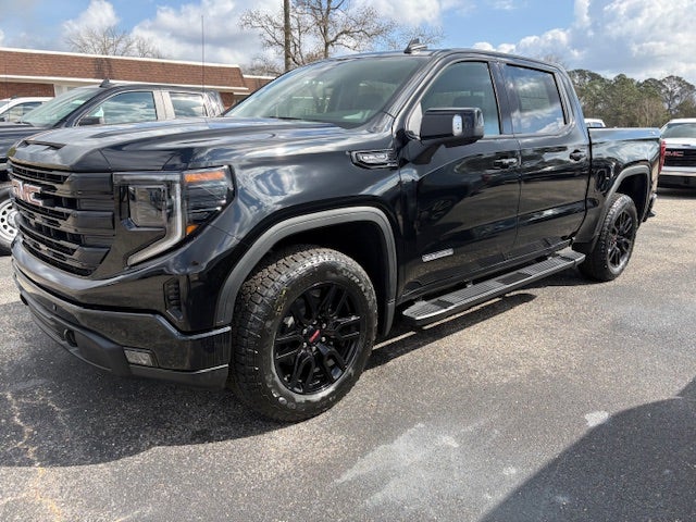 2026 GMC Sierra 1500 Elevation in Onyx Black — front three-quarter view