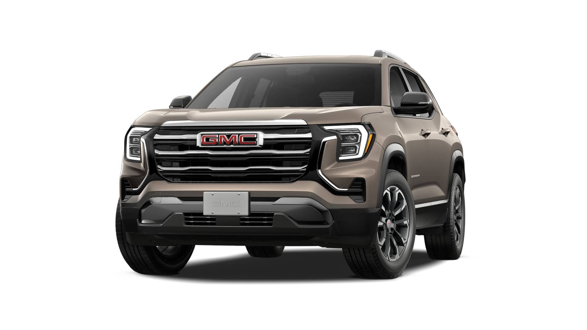 2027 GMC Terrain FWD Elevation in Riverstone Metallic — front three-quarter view