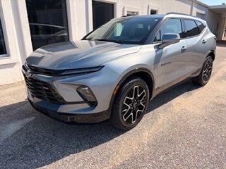 2024 Chevrolet Blazer RS in Sterling Gray Metallic — front three-quarter view
