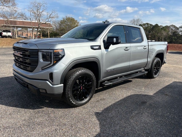 2026 GMC Sierra 1500 Elevation in Sterling Metallic — front three-quarter view